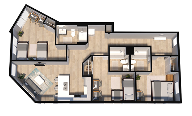 Penthouse floorplan