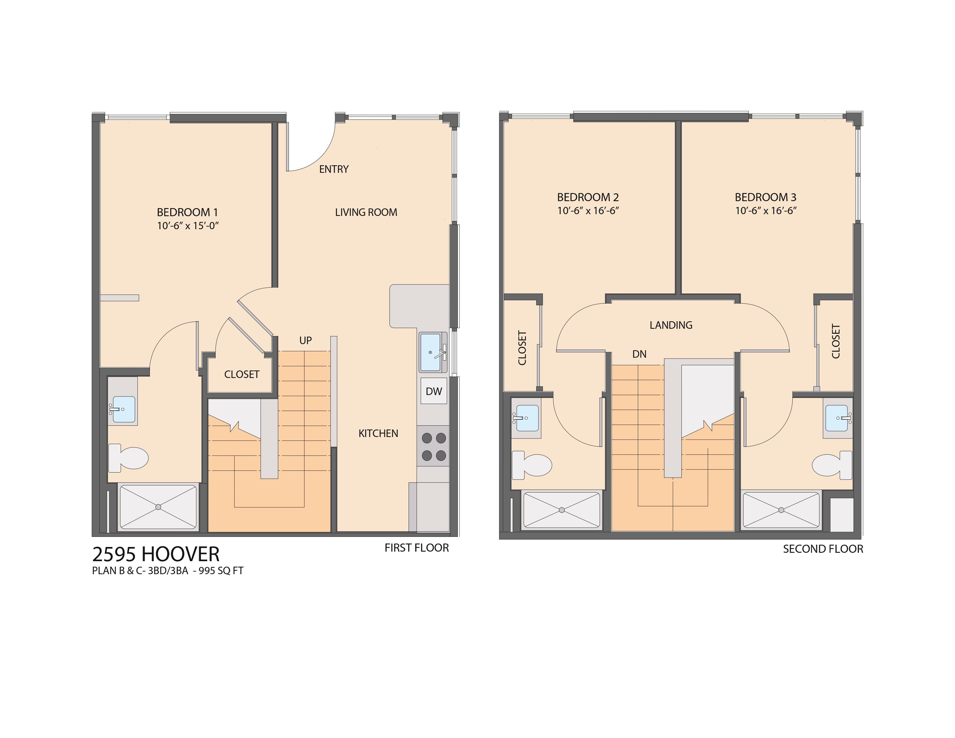 Floorplans and Pricing for USC Housing